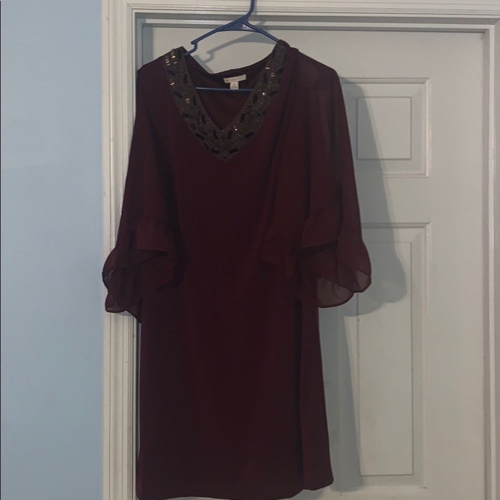 Catos burgundy dress